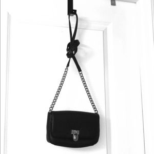 Gavin Klien Black Leatger Small Crossbody